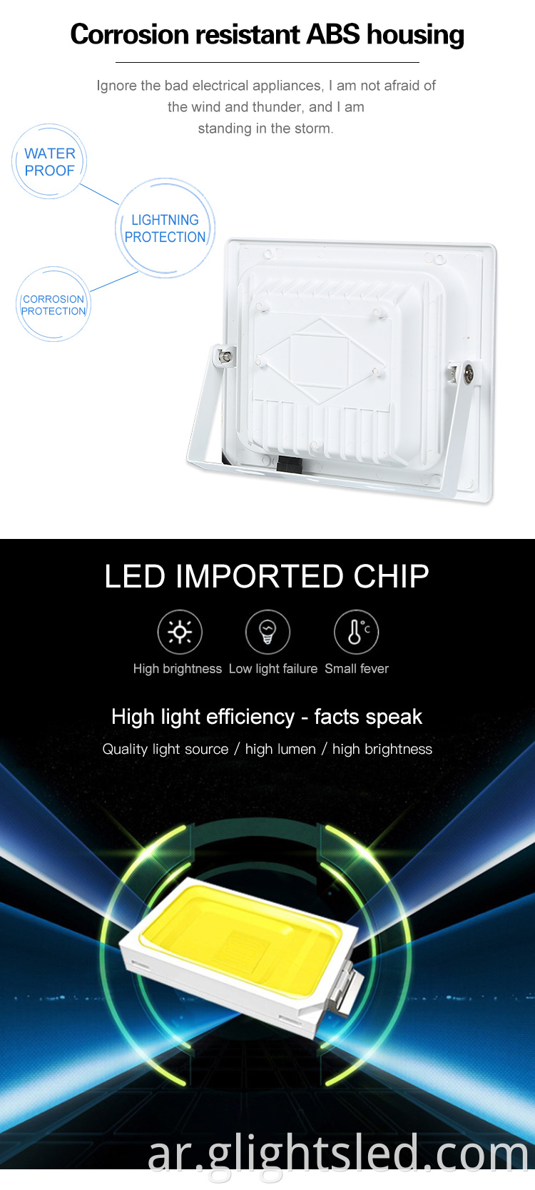 إضاءة الحديقة في الهواء الطلق IP66 25WATT 40WATT 60WATT 100WATT SOLAR LED LAMP